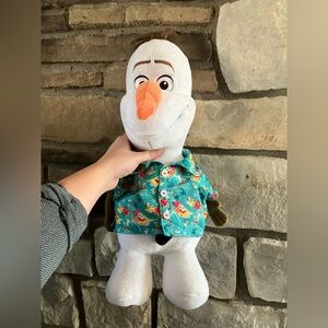 Build A Bear Frozen Olaf plush Hawaiian shirt In Summer 19" Snowman
